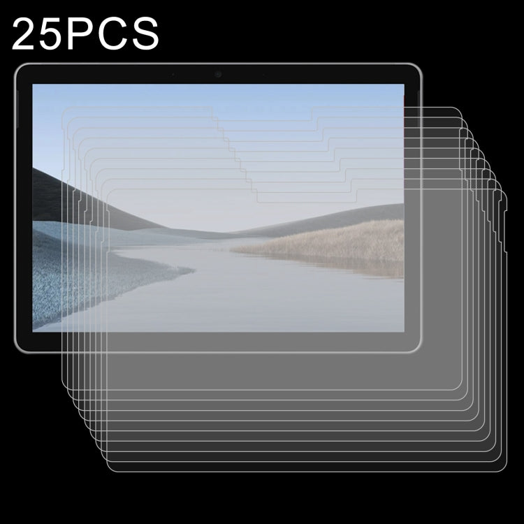 For Microsoft Surface Go 3 25 PCS 9H 2.5D Explosion-proof Tempered Tablet Glass Film