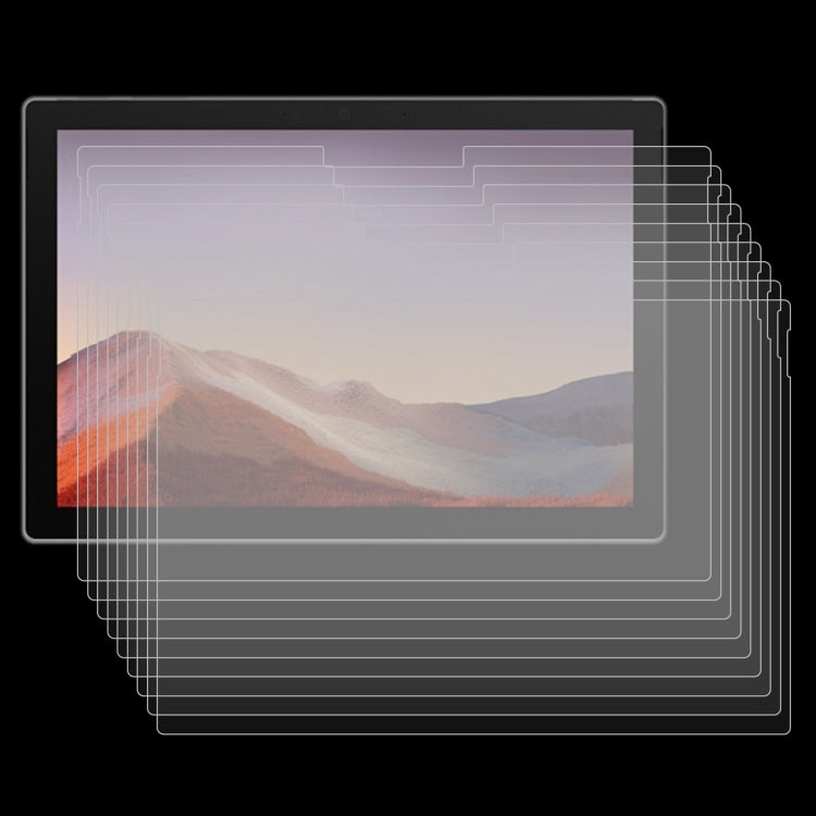 For Microsoft Surface Pro 8 /  Pro X 25 PCS 9H 2.5D Explosion-proof Tempered Tablet Glass Film