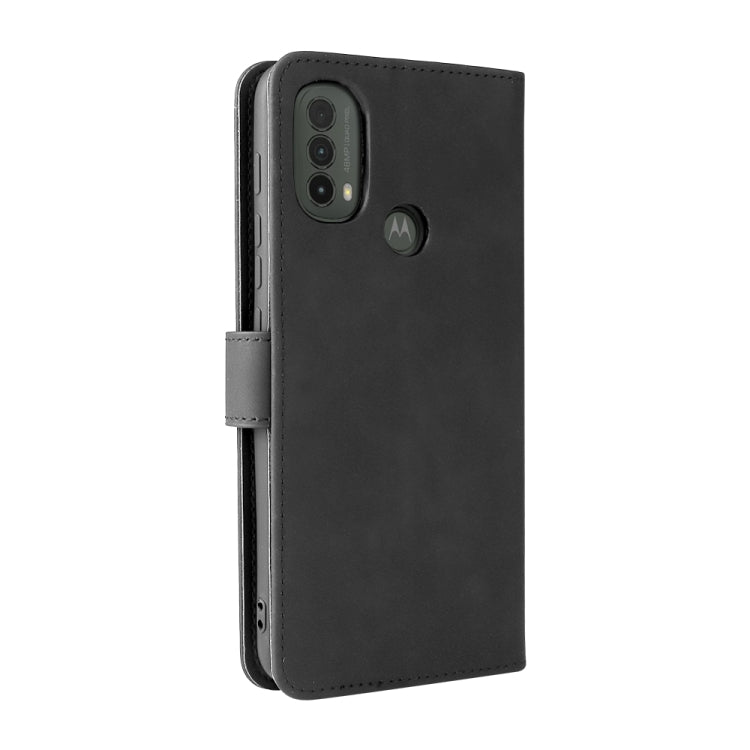 For Motorola Moto E20 / E30 / E40 Skin Feel Magnetic Horizontal Flip Phone Leather Case with Holder & Card Slots & Wallet