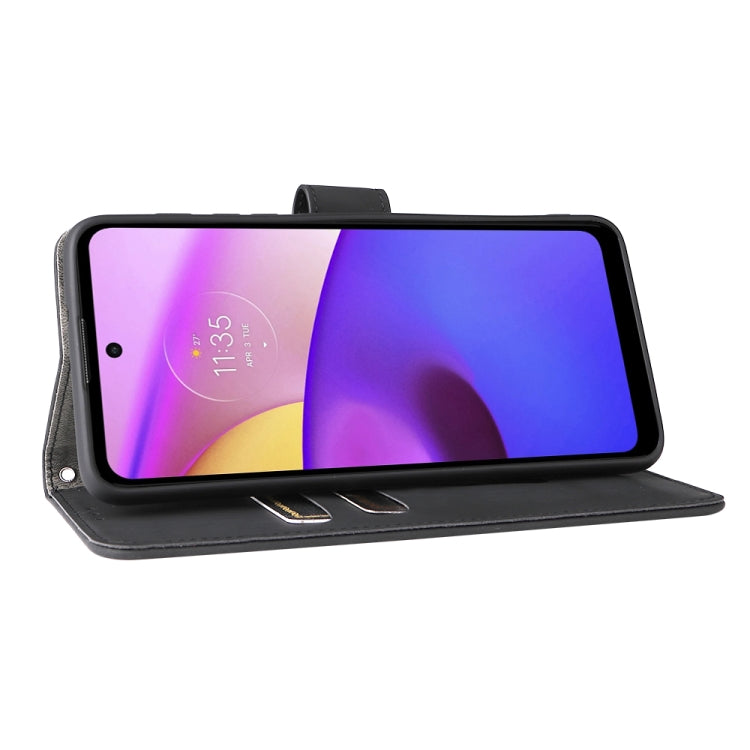 For Motorola Moto E20 / E30 / E40 Skin Feel Magnetic Horizontal Flip Phone Leather Case with Holder & Card Slots & Wallet