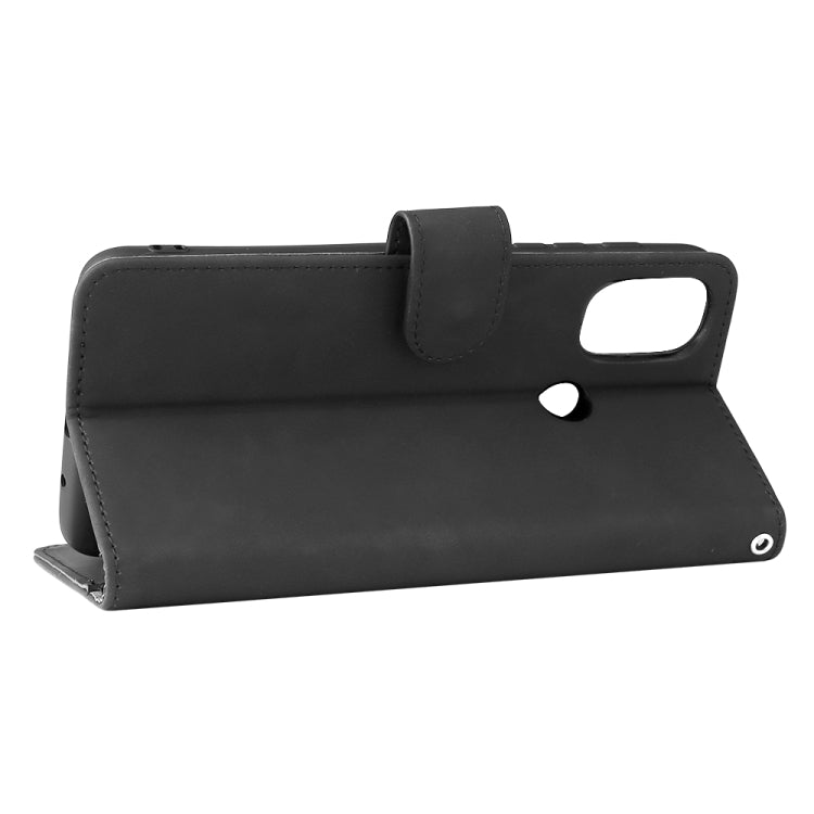 For Motorola Moto E20 / E30 / E40 Skin Feel Magnetic Horizontal Flip Phone Leather Case with Holder & Card Slots & Wallet