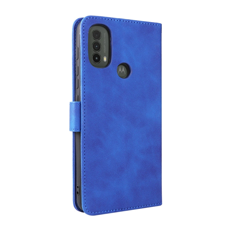 For Motorola Moto E20 / E30 / E40 Skin Feel Magnetic Horizontal Flip Phone Leather Case with Holder & Card Slots & Wallet