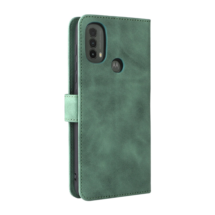 For Motorola Moto E20 / E30 / E40 Skin Feel Magnetic Horizontal Flip Phone Leather Case with Holder & Card Slots & Wallet