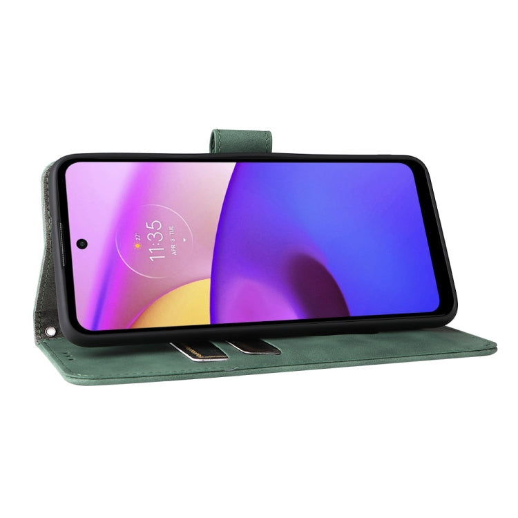 For Motorola Moto E20 / E30 / E40 Skin Feel Magnetic Horizontal Flip Phone Leather Case with Holder & Card Slots & Wallet