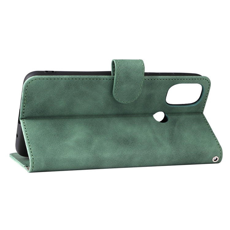 For Motorola Moto E20 / E30 / E40 Skin Feel Magnetic Horizontal Flip Phone Leather Case with Holder & Card Slots & Wallet