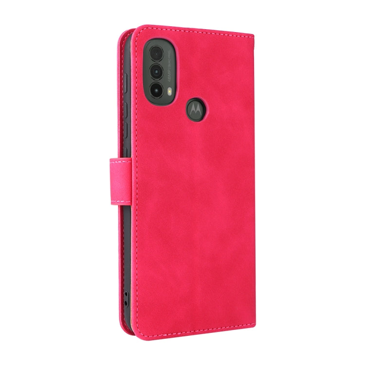 For Motorola Moto E20 / E30 / E40 Skin Feel Magnetic Horizontal Flip Phone Leather Case with Holder & Card Slots & Wallet