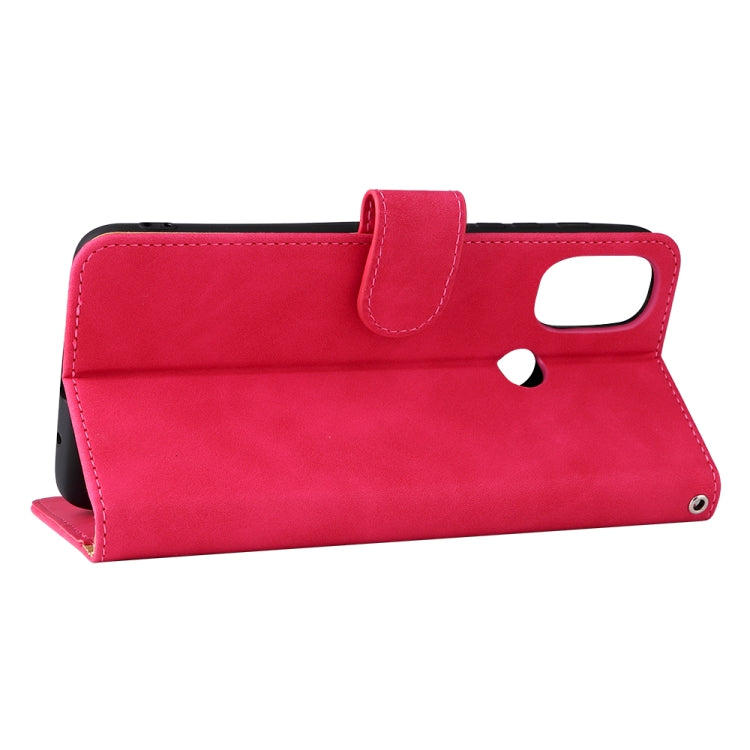 For Motorola Moto E20 / E30 / E40 Skin Feel Magnetic Horizontal Flip Phone Leather Case with Holder & Card Slots & Wallet