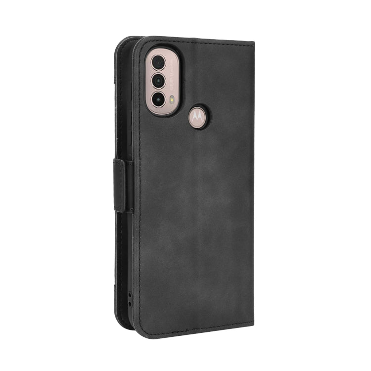 For Motorola Moto E40/E30/E20 Skin Feel Calf Pattern Horizontal Flip Leather Phone Case with Holder & Card Slots & Photo Frame