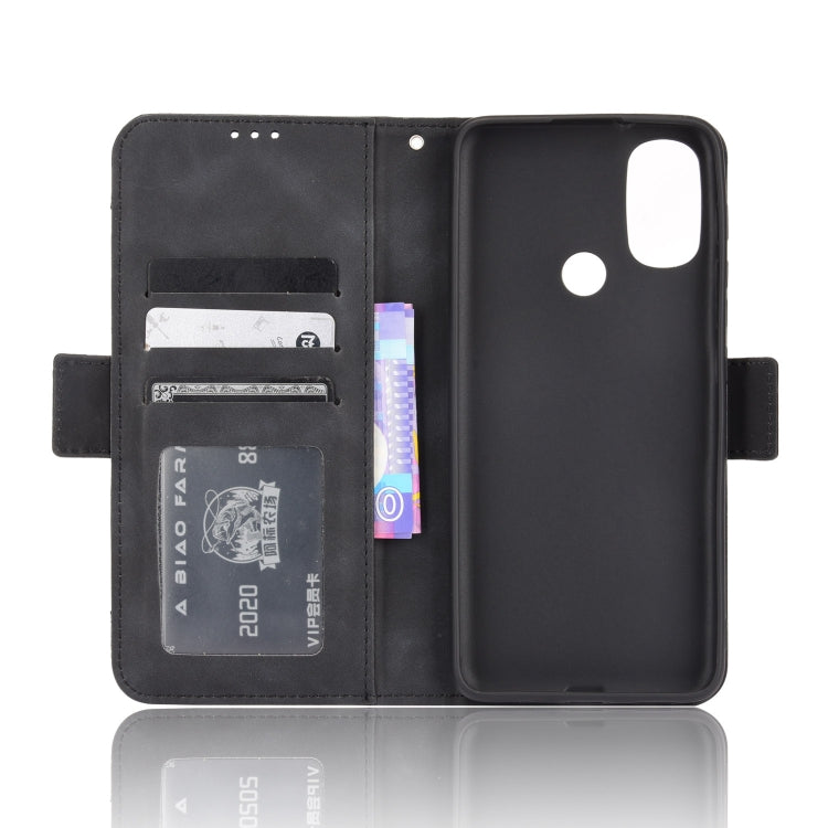 For Motorola Moto E40/E30/E20 Skin Feel Calf Pattern Horizontal Flip Leather Phone Case with Holder & Card Slots & Photo Frame