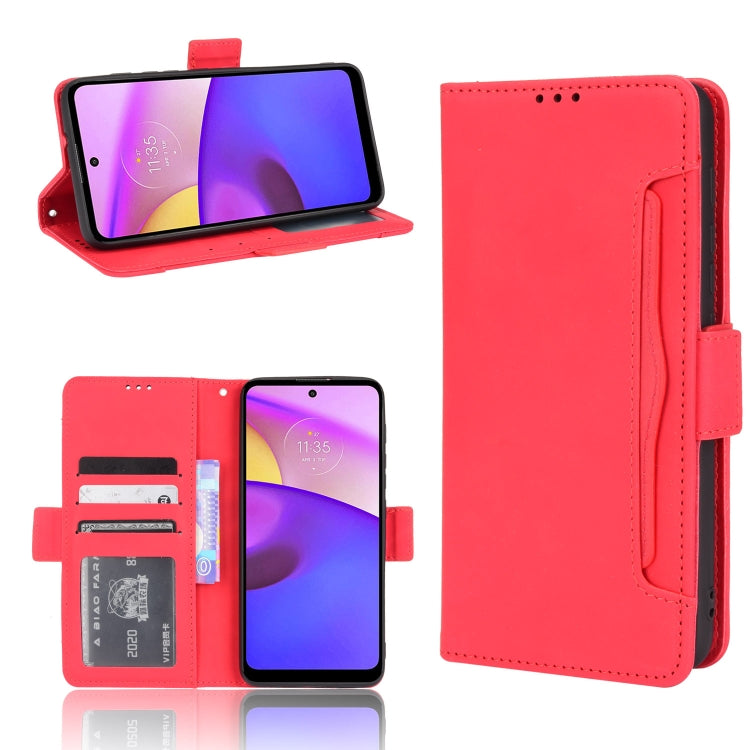 For Motorola Moto E40/E30/E20 Skin Feel Calf Pattern Horizontal Flip Leather Phone Case with Holder & Card Slots & Photo Frame