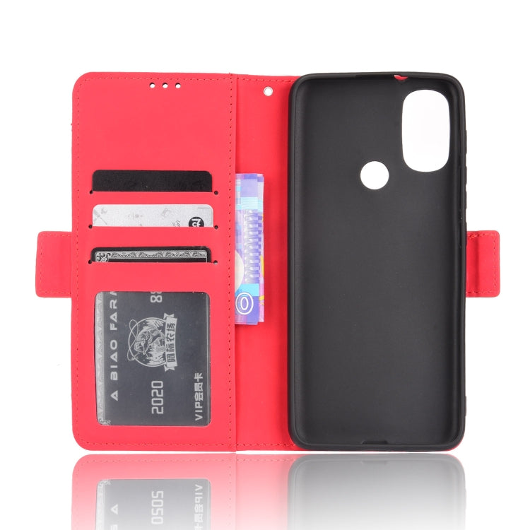 For Motorola Moto E40/E30/E20 Skin Feel Calf Pattern Horizontal Flip Leather Phone Case with Holder & Card Slots & Photo Frame