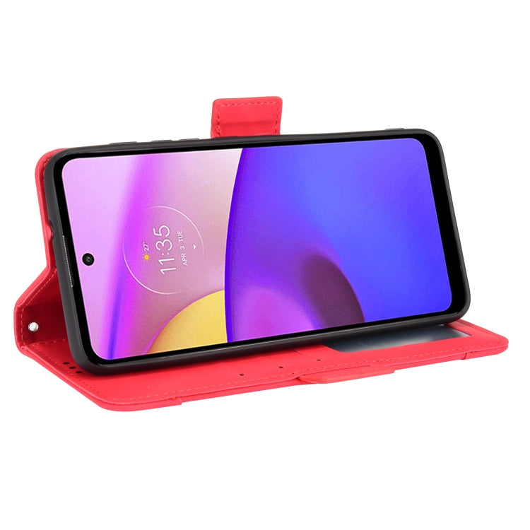 For Motorola Moto E40/E30/E20 Skin Feel Calf Pattern Horizontal Flip Leather Phone Case with Holder & Card Slots & Photo Frame