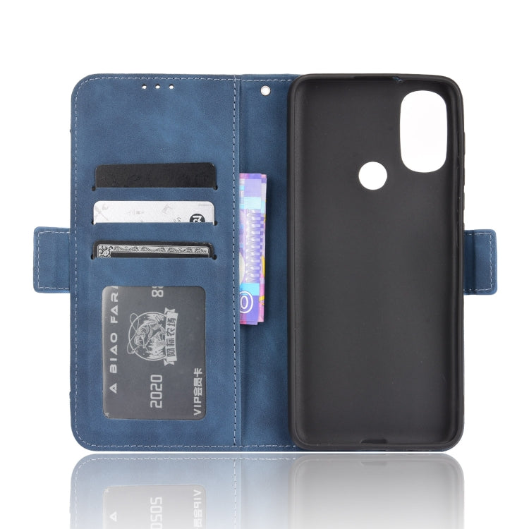 For Motorola Moto E40/E30/E20 Skin Feel Calf Pattern Horizontal Flip Leather Phone Case with Holder & Card Slots & Photo Frame