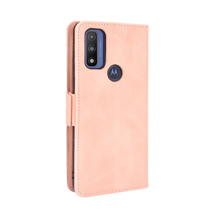 For Motorola Moto G Pure Skin Feel Calf Pattern Horizontal Flip Leather Phone Case with Holder & Card Slots & Photo Frame
