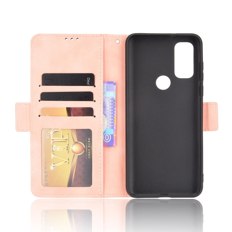 For Motorola Moto G Pure Skin Feel Calf Pattern Horizontal Flip Leather Phone Case with Holder & Card Slots & Photo Frame