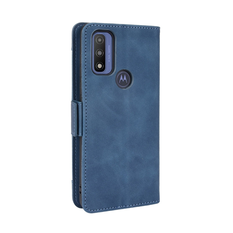 For Motorola Moto G Pure Skin Feel Calf Pattern Horizontal Flip Leather Phone Case with Holder & Card Slots & Photo Frame