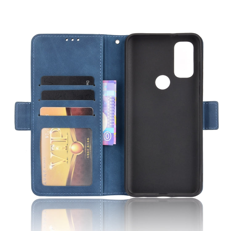 For Motorola Moto G Pure Skin Feel Calf Pattern Horizontal Flip Leather Phone Case with Holder & Card Slots & Photo Frame
