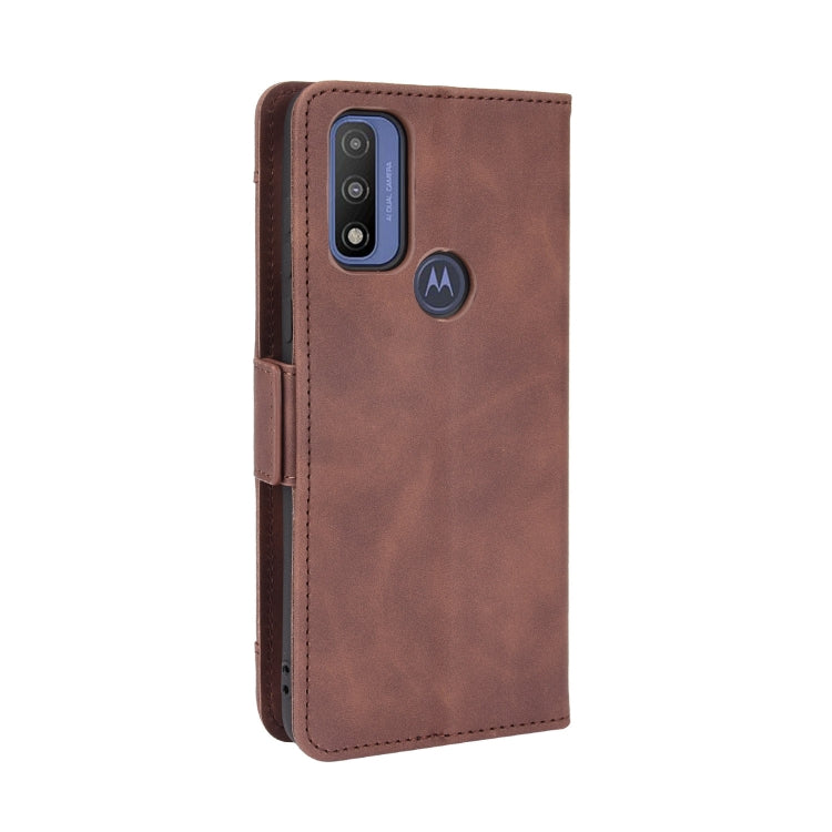 For Motorola Moto G Pure Skin Feel Calf Pattern Horizontal Flip Leather Phone Case with Holder & Card Slots & Photo Frame