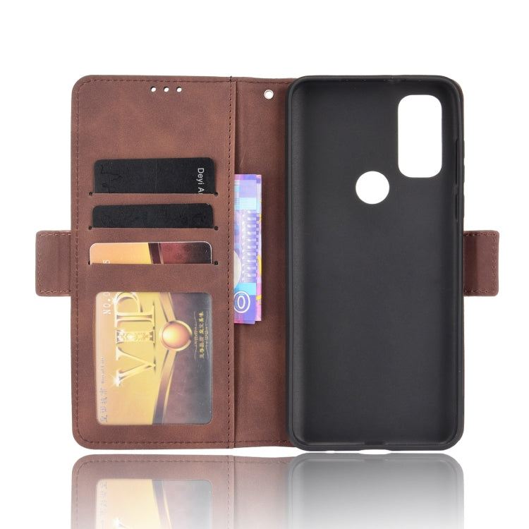 For Motorola Moto G Pure Skin Feel Calf Pattern Horizontal Flip Leather Phone Case with Holder & Card Slots & Photo Frame