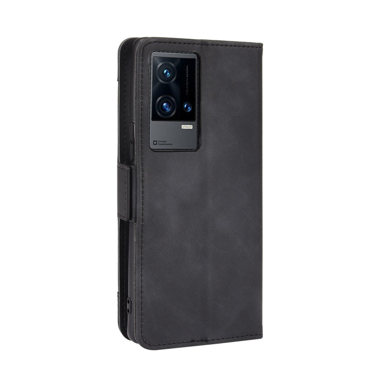 For vivo iQOO 8 Pro Skin Feel Calf Pattern Horizontal Flip Leather Phone Case with Holder & Card Slots & Photo Frame