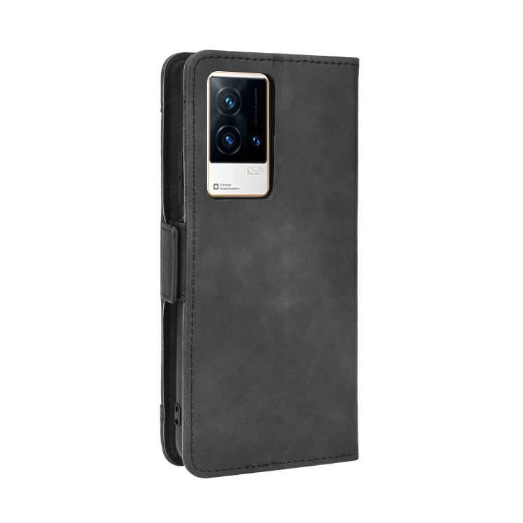 For vivo iQOO 8 Skin Feel Calf Pattern Horizontal Flip Leather Phone Case with Holder & Card Slots & Photo Frame