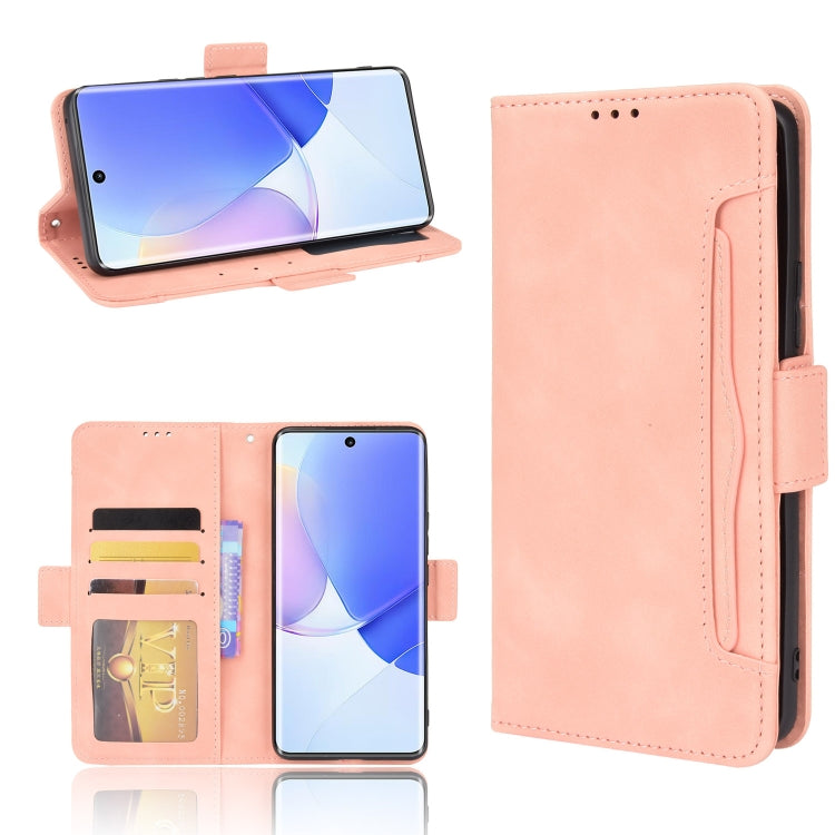 For Huawei nova 9 Skin Feel Calf Pattern Horizontal Flip Leather Phone Case with Holder & Card Slots & Photo Frame