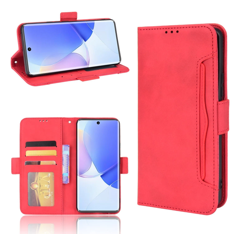 For Huawei nova 9 Skin Feel Calf Pattern Horizontal Flip Leather Phone Case with Holder & Card Slots & Photo Frame