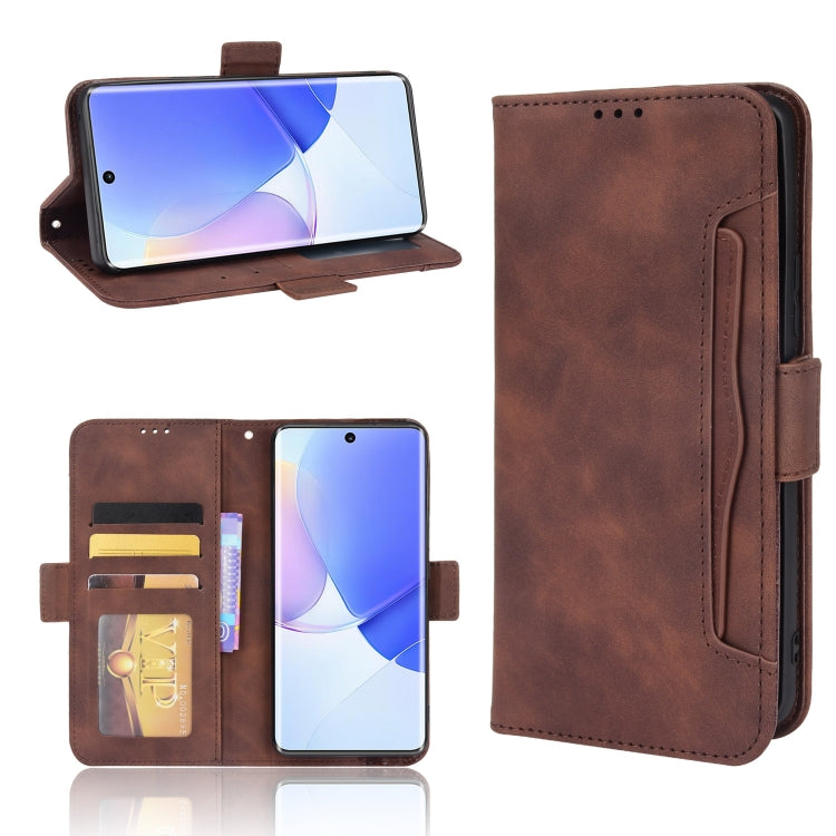 For Huawei nova 9 Skin Feel Calf Pattern Horizontal Flip Leather Phone Case with Holder & Card Slots & Photo Frame