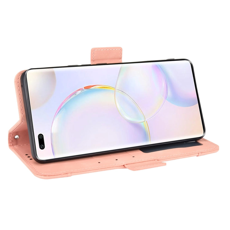 For Honor 50 Pro / Huawei nova 9 Pro Skin Feel Calf Pattern Horizontal Flip Leather Phone Case with Holder & Card Slots & Photo Frame