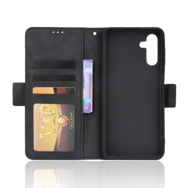 For Samsung Galaxy A13 5G Skin Feel Calf Pattern Horizontal Flip Leather Phone Case with Holder & Card Slots & Photo Frame