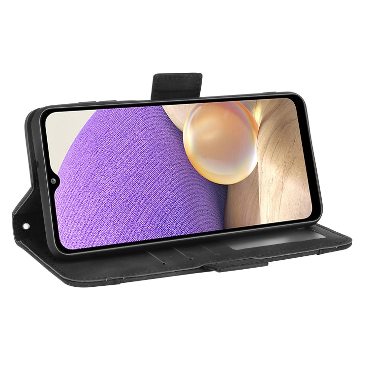 For Samsung Galaxy A13 5G Skin Feel Calf Pattern Horizontal Flip Leather Phone Case with Holder & Card Slots & Photo Frame