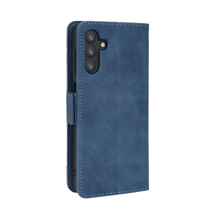 For Samsung Galaxy A13 5G Skin Feel Calf Pattern Horizontal Flip Leather Phone Case with Holder & Card Slots & Photo Frame