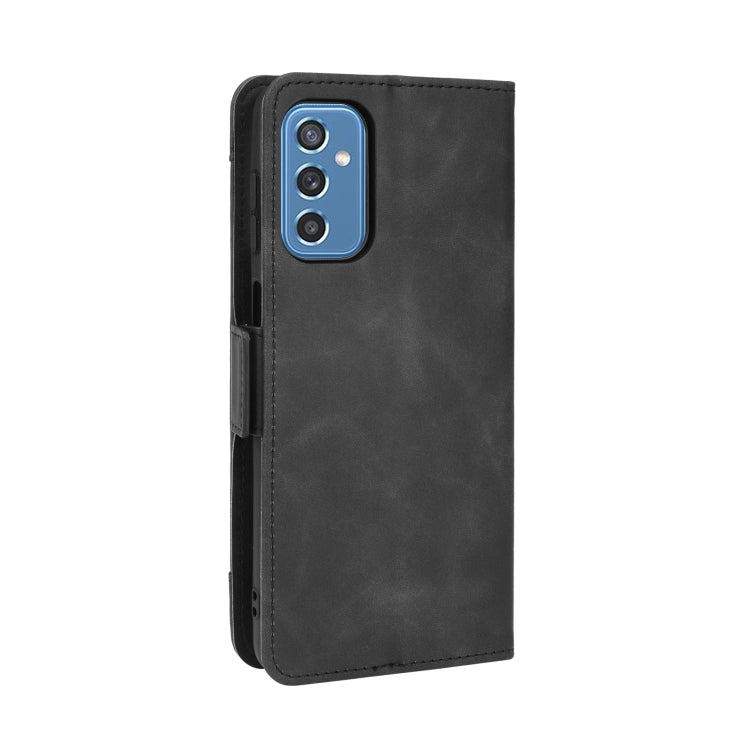 For Samsung Galaxy M52 5G Skin Feel Calf Pattern Horizontal Flip Leather Phone Case with Holder & Card Slots & Photo Frame