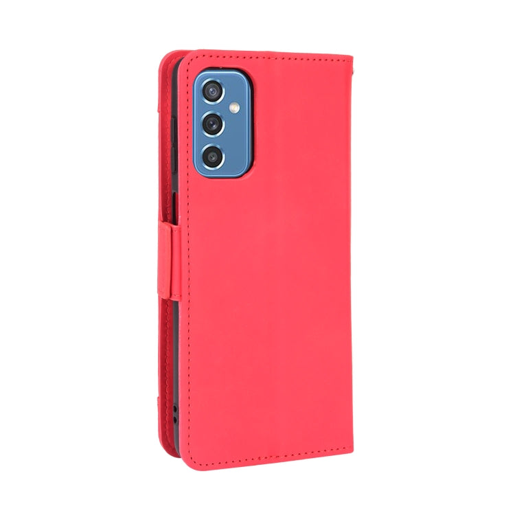 For Samsung Galaxy M52 5G Skin Feel Calf Pattern Horizontal Flip Leather Phone Case with Holder & Card Slots & Photo Frame