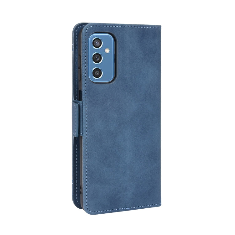 For Samsung Galaxy M52 5G Skin Feel Calf Pattern Horizontal Flip Leather Phone Case with Holder & Card Slots & Photo Frame