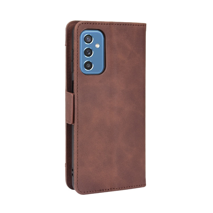 For Samsung Galaxy M52 5G Skin Feel Calf Pattern Horizontal Flip Leather Phone Case with Holder & Card Slots & Photo Frame