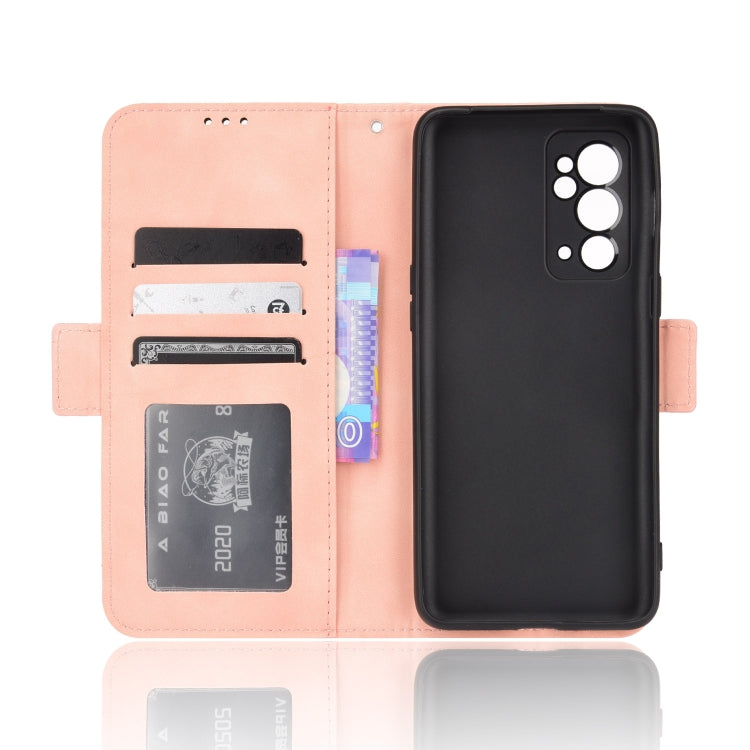 For OnePlus 9RT 5G Skin Feel Calf Pattern Horizontal Flip Leather Phone Case with Holder & Card Slots & Photo Frame
