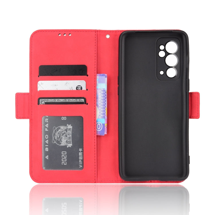 For OnePlus 9RT 5G Skin Feel Calf Pattern Horizontal Flip Leather Phone Case with Holder & Card Slots & Photo Frame