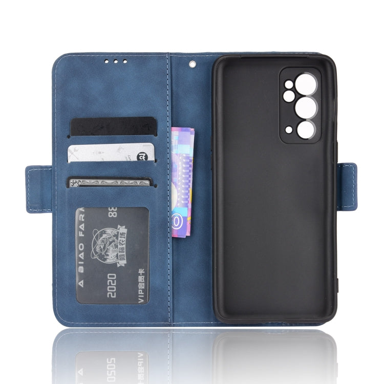For OnePlus 9RT 5G Skin Feel Calf Pattern Horizontal Flip Leather Phone Case with Holder & Card Slots & Photo Frame
