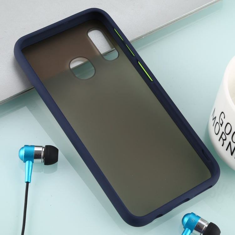 For Galaxy A10e Skin Hand Feeling Series Anti-fall Frosted PC+ TPU Case