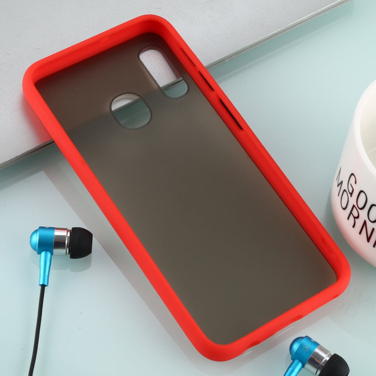 For Galaxy A10e Skin Hand Feeling Series Anti-fall Frosted PC+ TPU Case