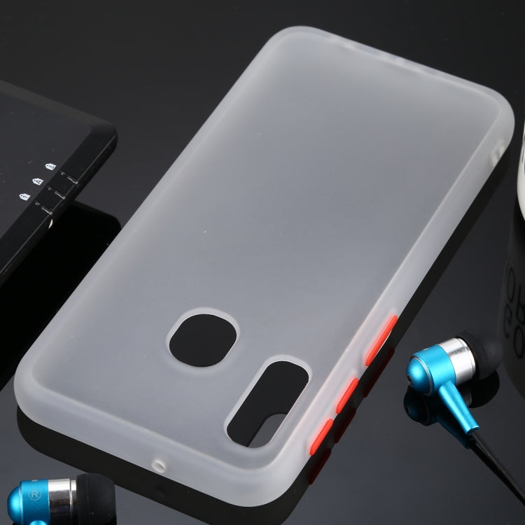 For Galaxy A10e Skin Hand Feeling Series Anti-fall Frosted PC+ TPU Case