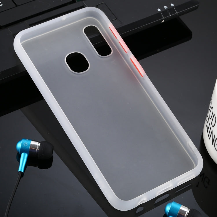 For Galaxy A10e Skin Hand Feeling Series Anti-fall Frosted PC+ TPU Case