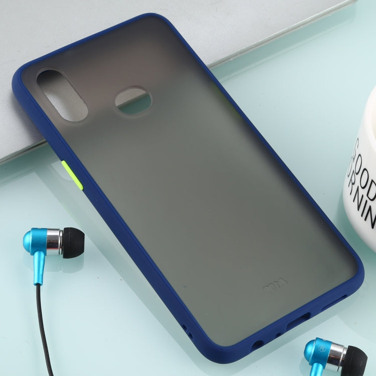 For Galaxy A10s Skin Hand Feeling Series Anti-fall Frosted PC+ TPU Case
