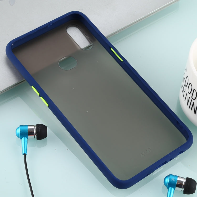 For Galaxy A10s Skin Hand Feeling Series Anti-fall Frosted PC+ TPU Case