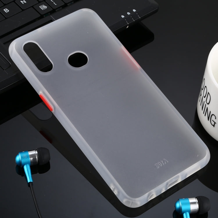 For Galaxy A10s Skin Hand Feeling Series Anti-fall Frosted PC+ TPU Case