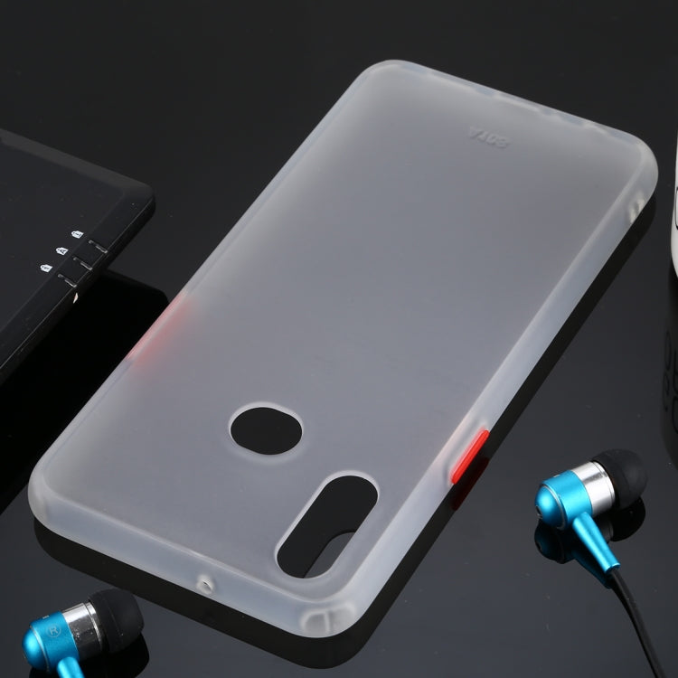 For Galaxy A10s Skin Hand Feeling Series Anti-fall Frosted PC+ TPU Case