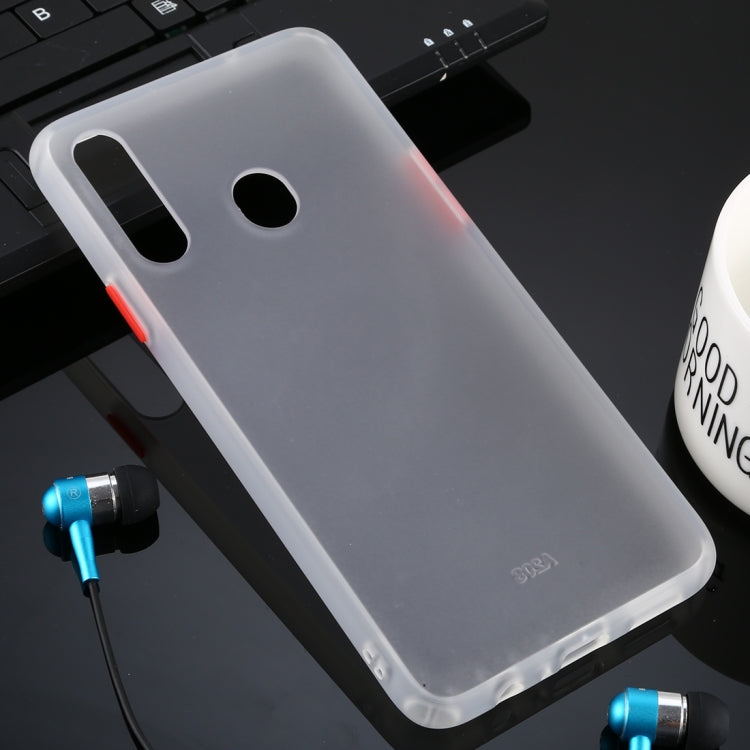 For Galaxy A20s Skin Hand Feeling Series Anti-fall Frosted PC+ TPU Case