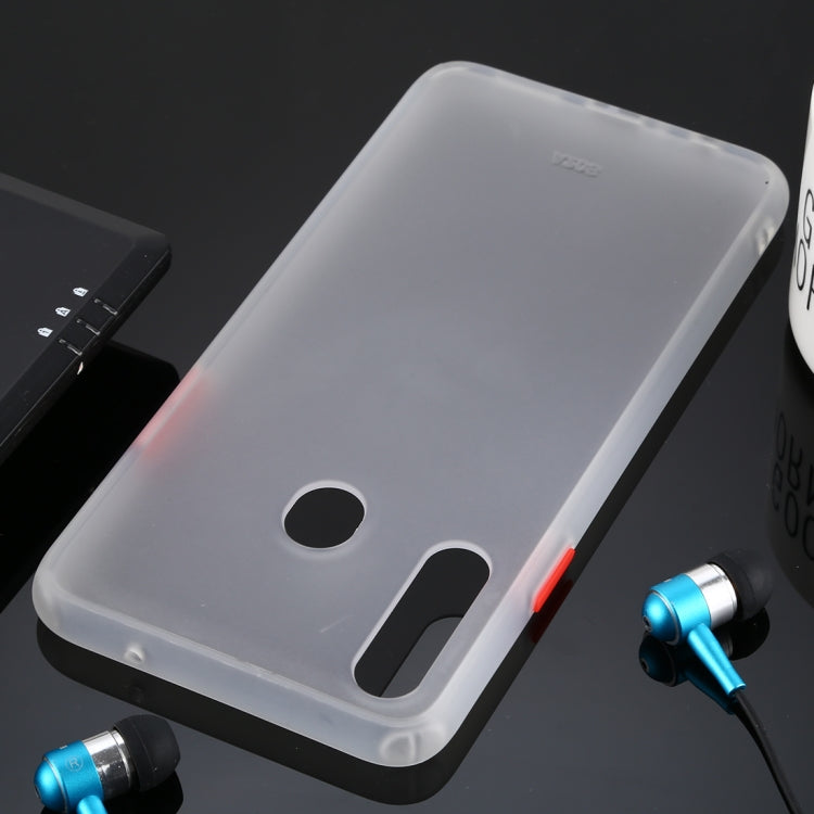 For Galaxy A20s Skin Hand Feeling Series Anti-fall Frosted PC+ TPU Case