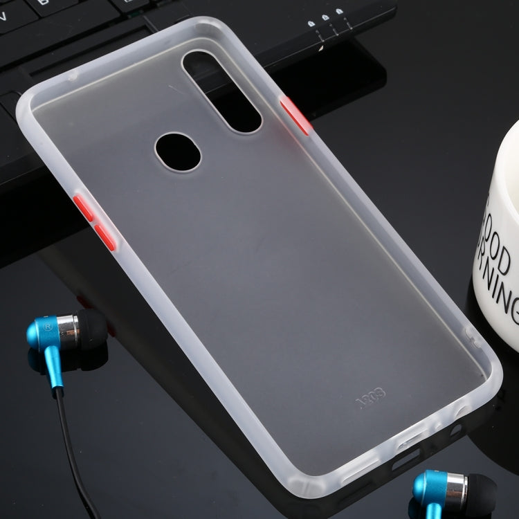For Galaxy A20s Skin Hand Feeling Series Anti-fall Frosted PC+ TPU Case